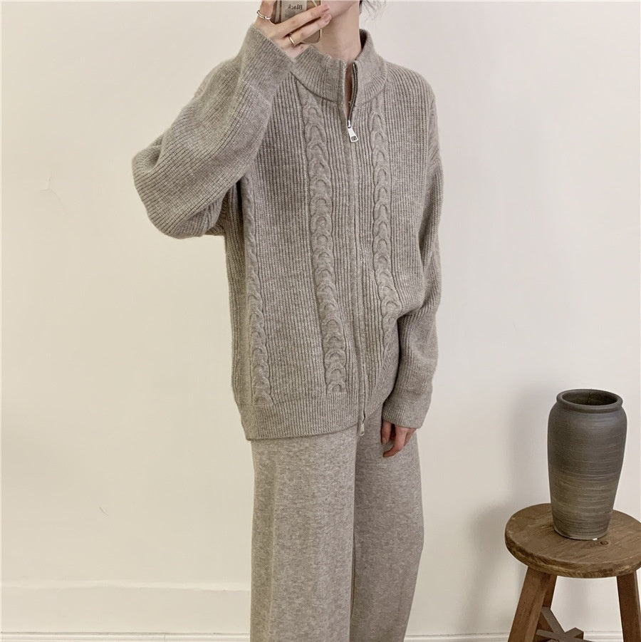Louna – Set Cocooning Chic à Fermeture Éclair