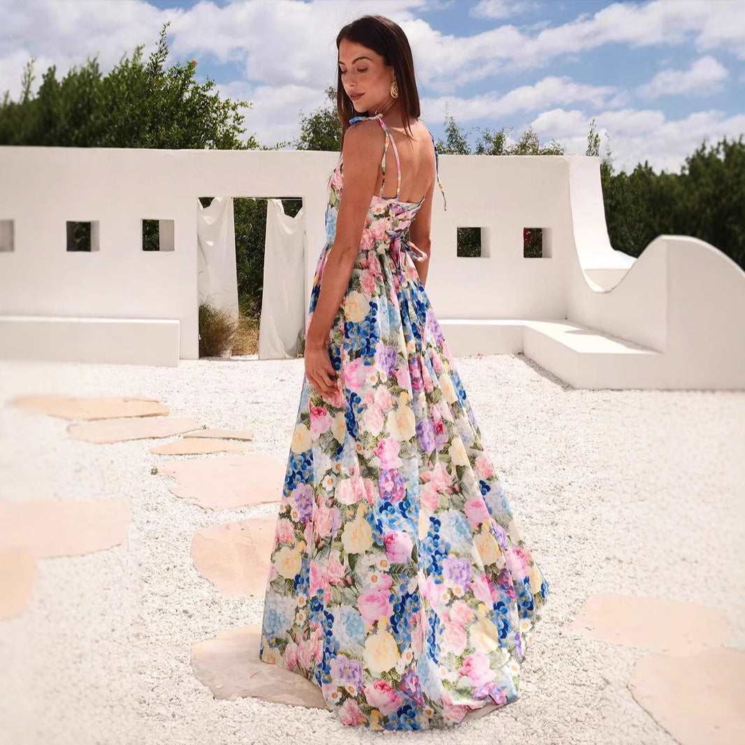 VÉNISSA — Robe Longue Jardin Fleuri