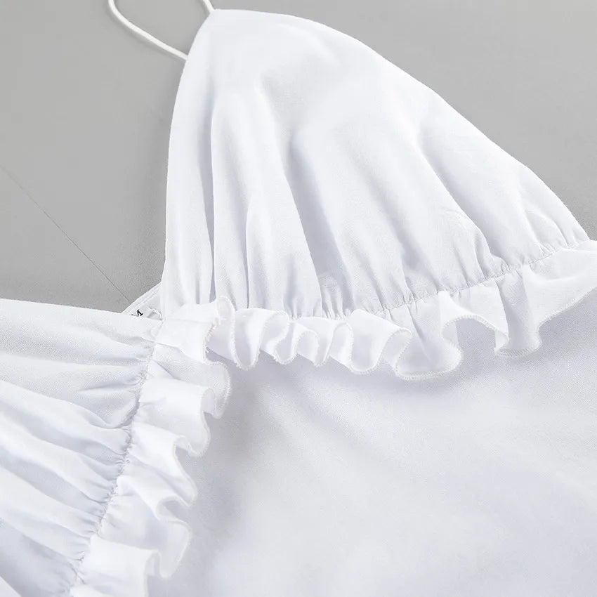 MÉLISSA — Robe Longue en Coton et Lin