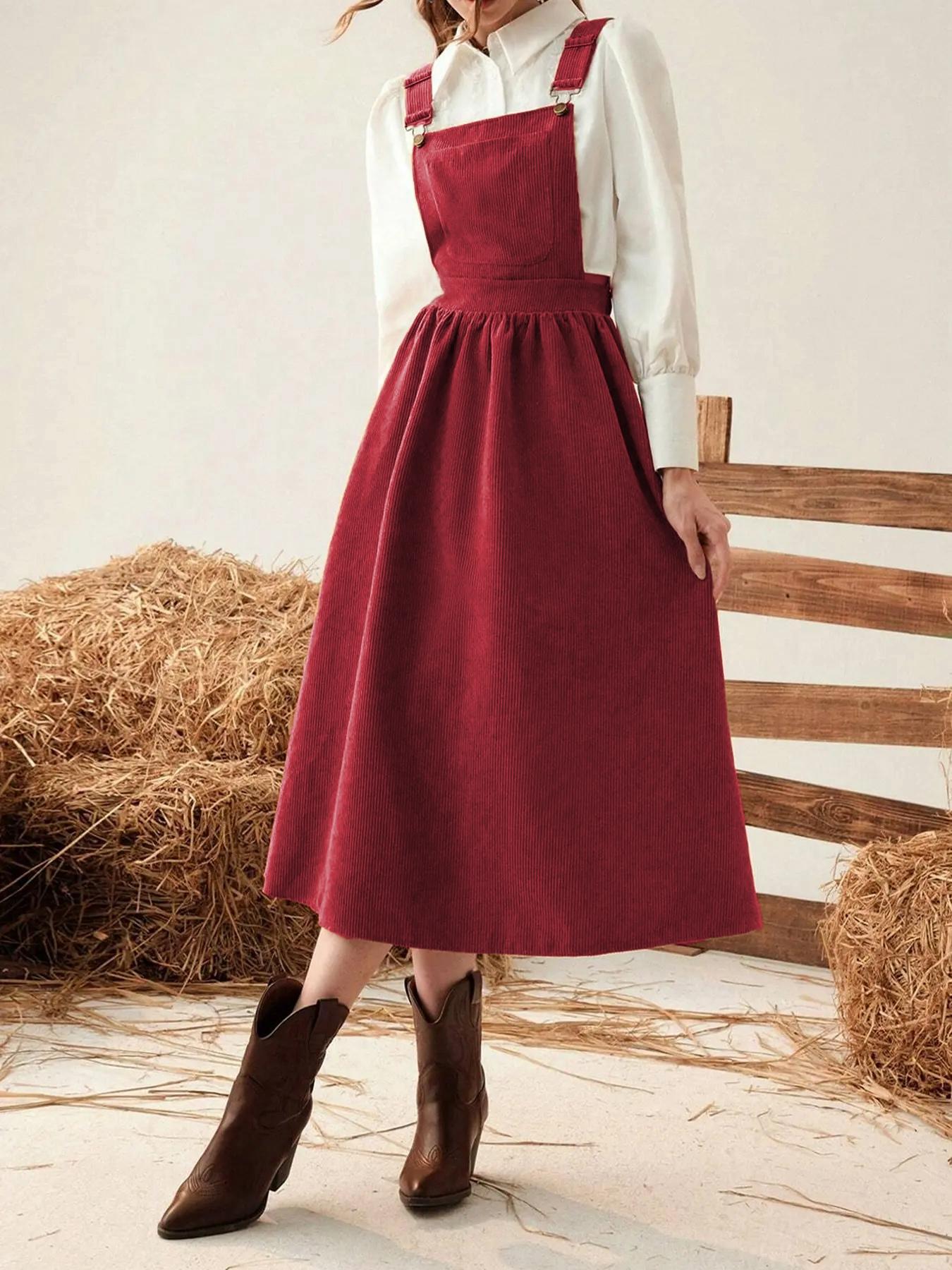 MÉLORINE — Robe Salopette Élégante