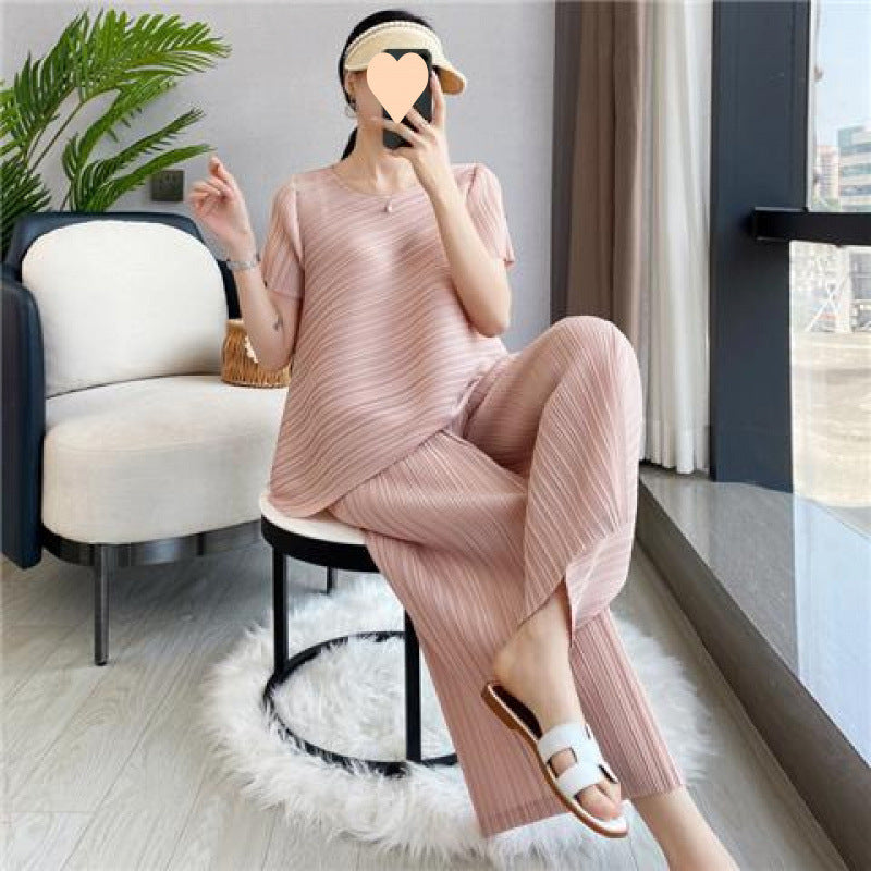 Set Élégant Femme – Haut & Pantalon Fluide