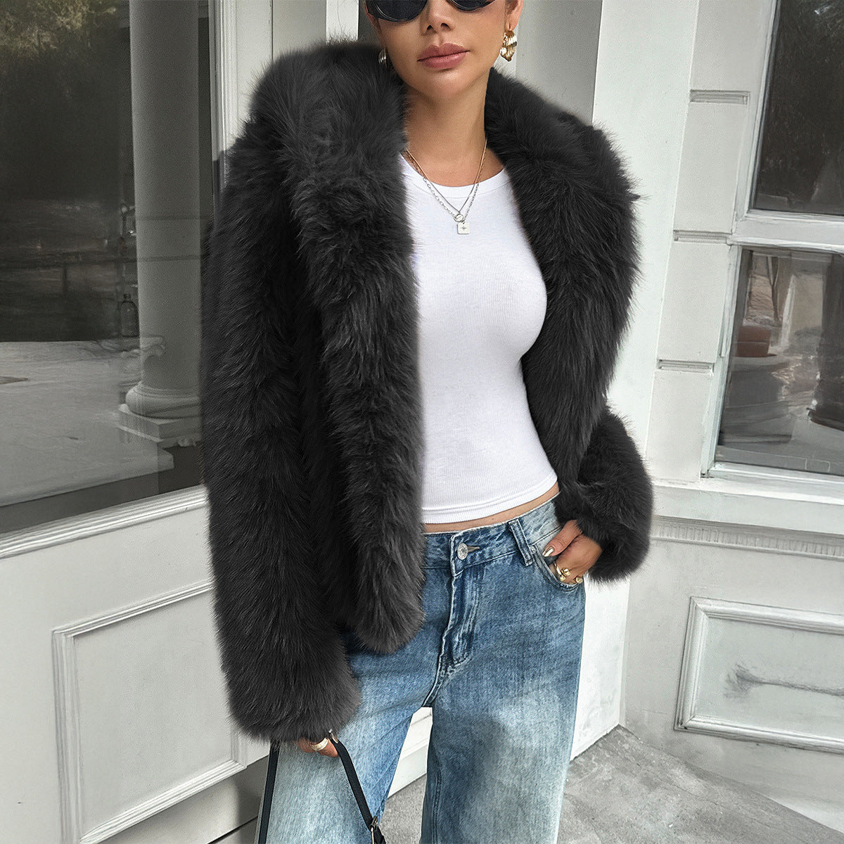 Veste Fausse Fourrure – Confort & Style