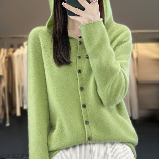 Alveria – Cardigan Élégant en Maille Douce
