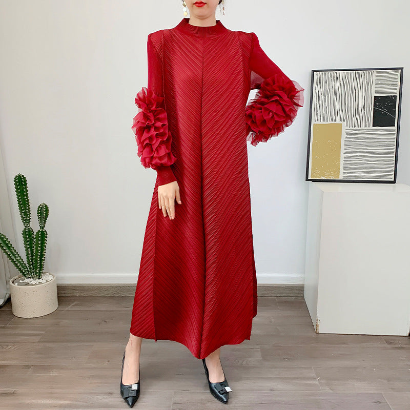 Robe Plissée Femme – Confort et Élégance