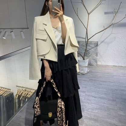 Blazer Élégant Style Européen