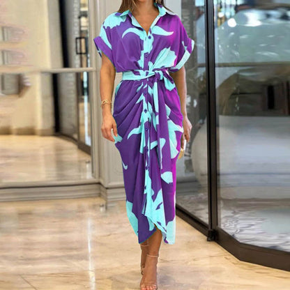 Robe A-Ligne Femme – Style Élégant & Floral