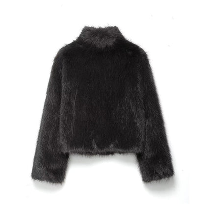 Manteau d'hiver effet fourrure