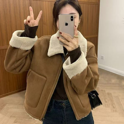 Veste Douce & Élégante – Style Lady Chic