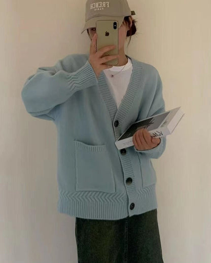 LUNORA — Cardigan Loose à Poches