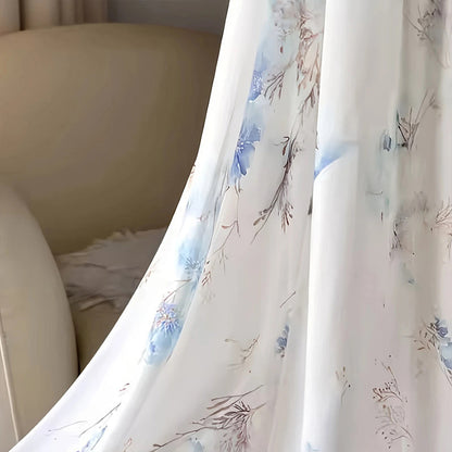 AZURÉA — Robe Longue Fleurie Élégante