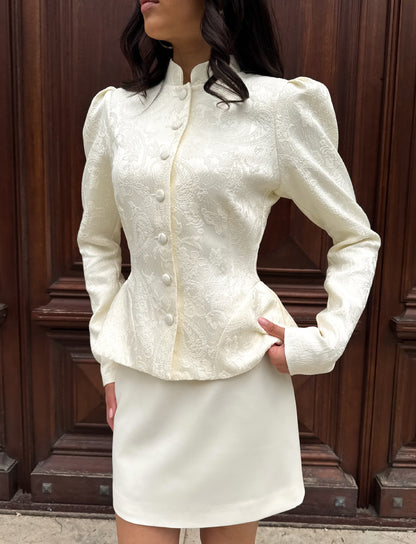 VALÉRINE — Blazer Femme à Col Montant