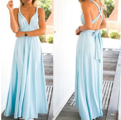 SÉRÉNIA — Robe Longue Dos Nu Élégante