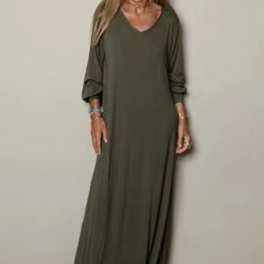 Robe Casual à Manches Longues pour Femme