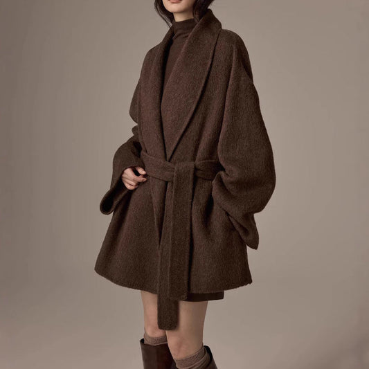 Éloria – Manteau Laine Élégance Urbaine