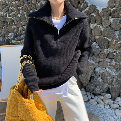 Pull zippé Niche coupe décontractée