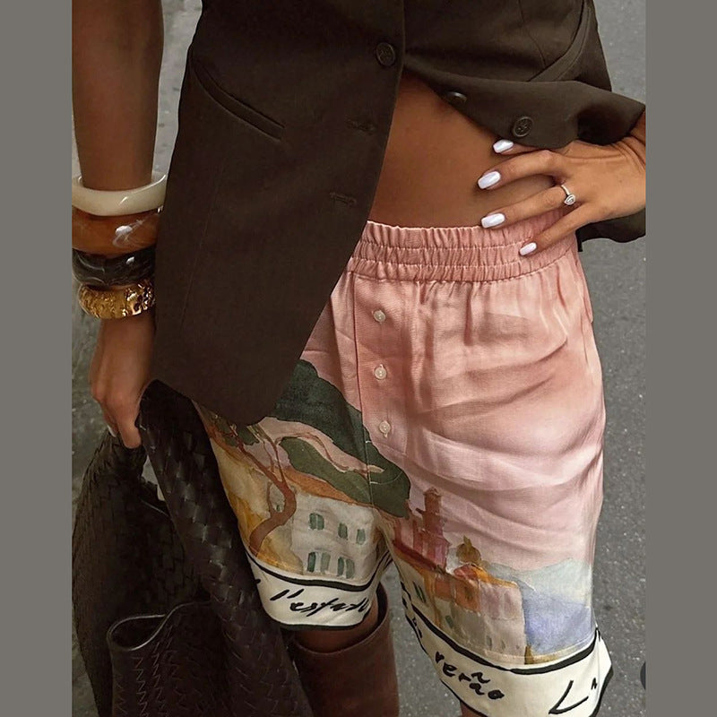 Ensemble Estival Imprimé – Chemise & Short