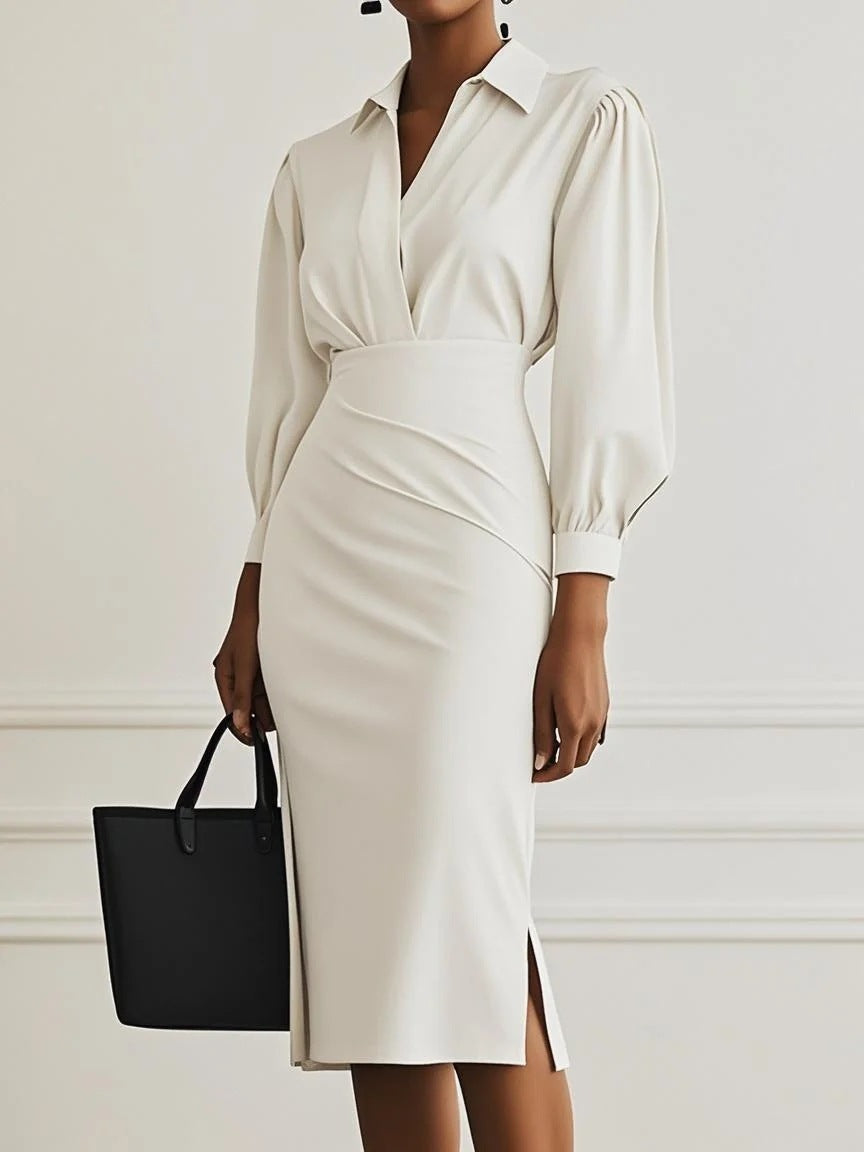 Robe Chic Femme – Style Uni et Élégant