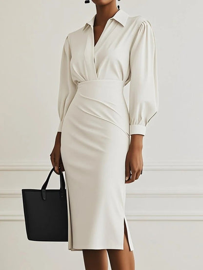 Robe Chic Femme – Style Uni et Élégant