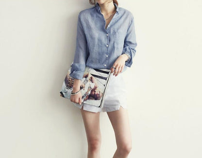 Chemise Légère Femme – Coton & Lin