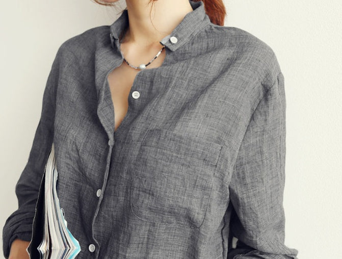Chemise Légère Femme – Coton & Lin