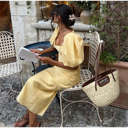 YSALINE — Robe Midi Élégante
