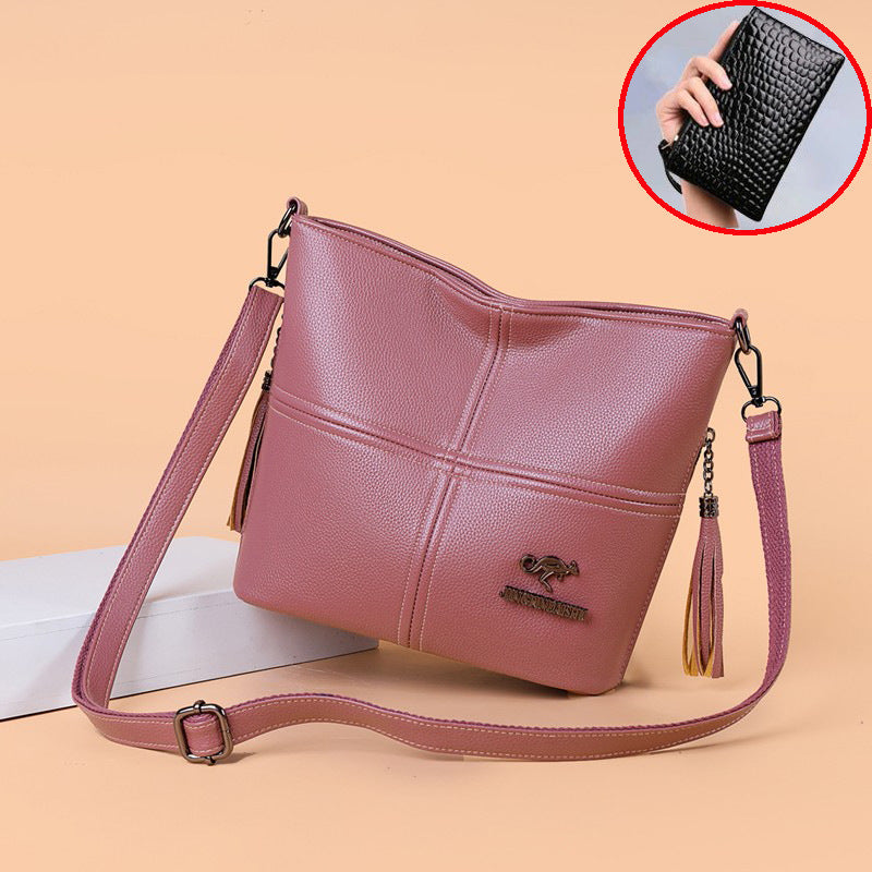 Lyra – Sac Bandoulière Effet Crocodile