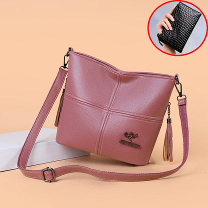 Lyra – Sac Bandoulière Effet Crocodile