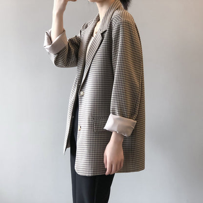 MARIVEL — Blazer à Carreaux pour Femme