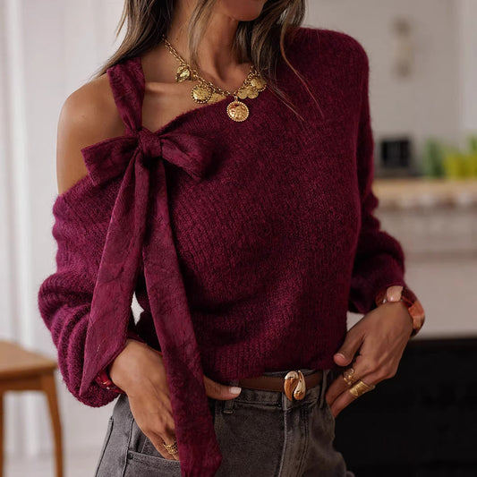 Serelia – Pull Uni Élégant Style Européen
