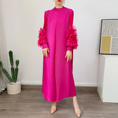 Robe Plissée Femme – Confort et Élégance
