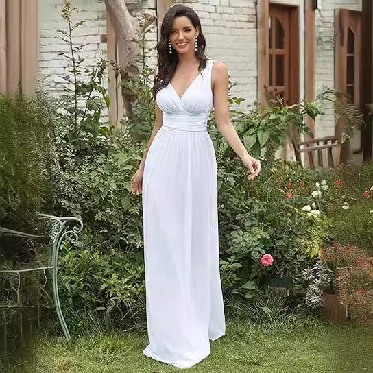 Robe Maxi Femme – Élégante & Décolleté Profond