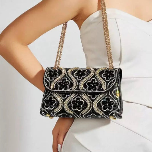 Inaya – Sac à Bandoulière Motif Floral