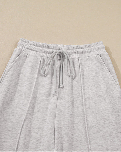 LUNÉA — Ensemble Deux Pièces Casual Uni