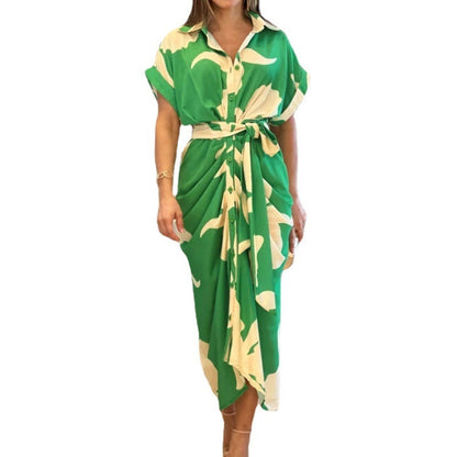 Robe A-Ligne Femme – Style Élégant & Floral