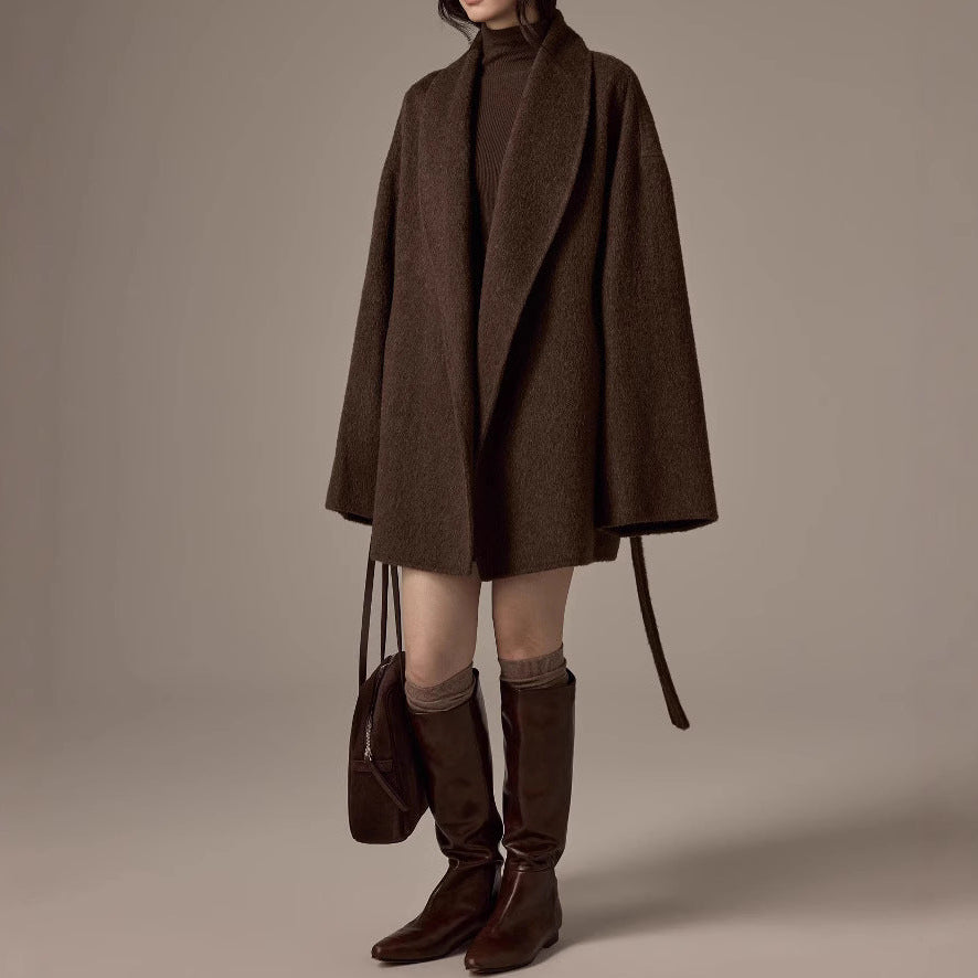 Éloria – Manteau Laine Élégance Urbaine