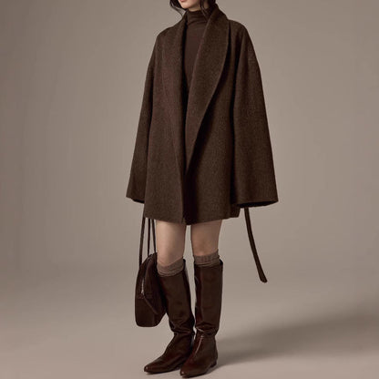 Éloria – Manteau Laine Élégance Urbaine
