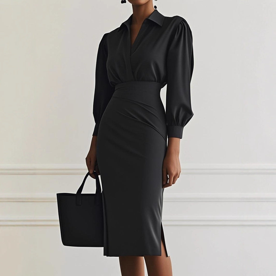 Robe Chic Femme – Style Uni et Élégant