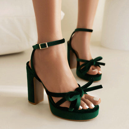 Sandales Femme Style Français – Talon Carré
