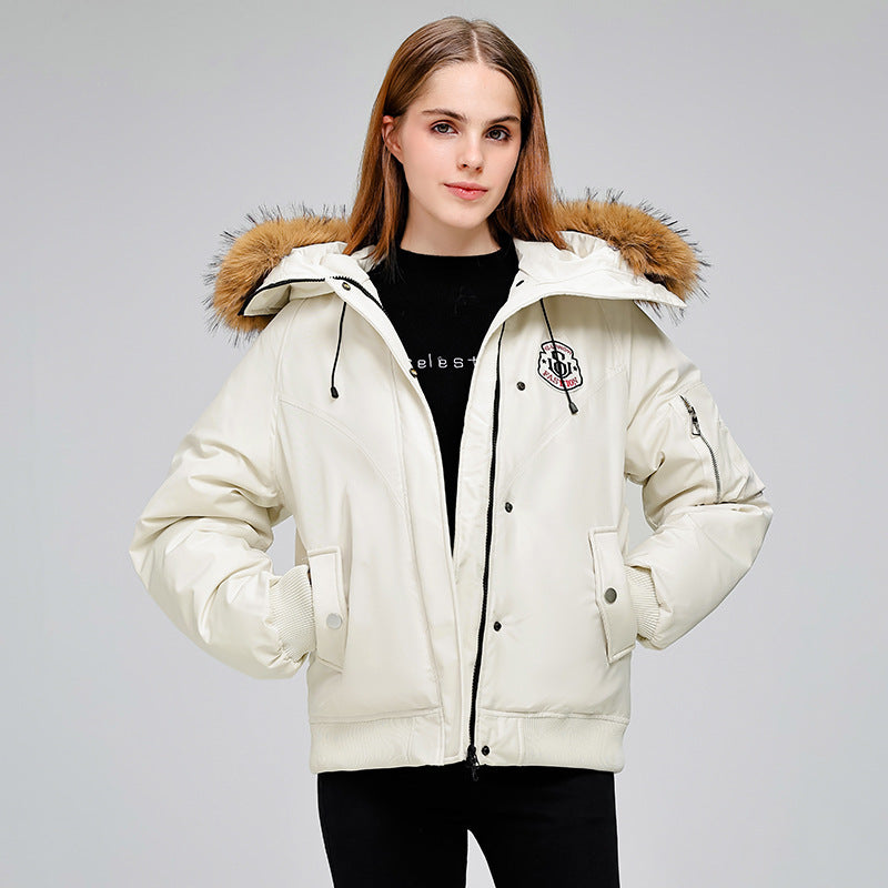 Veste court d'hiver rembourré en coton.