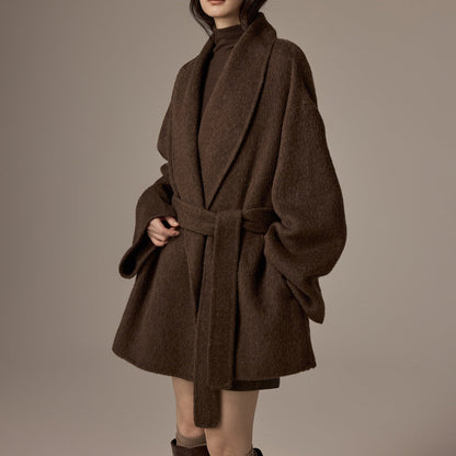 Éloria – Manteau Laine Élégance Urbaine