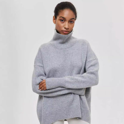 VELÉA — Pull Col Roulé Élégant