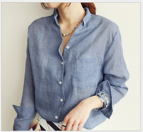 Chemise Légère Femme – Coton & Lin