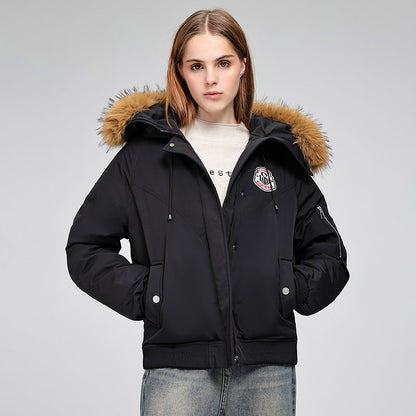 Veste court d'hiver rembourré en coton.