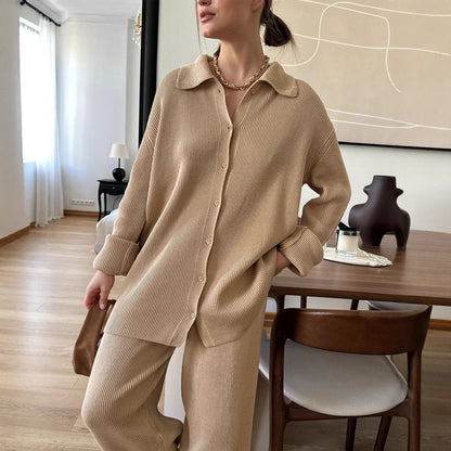 Haruna – Ensemble Casual Élégance Minimaliste