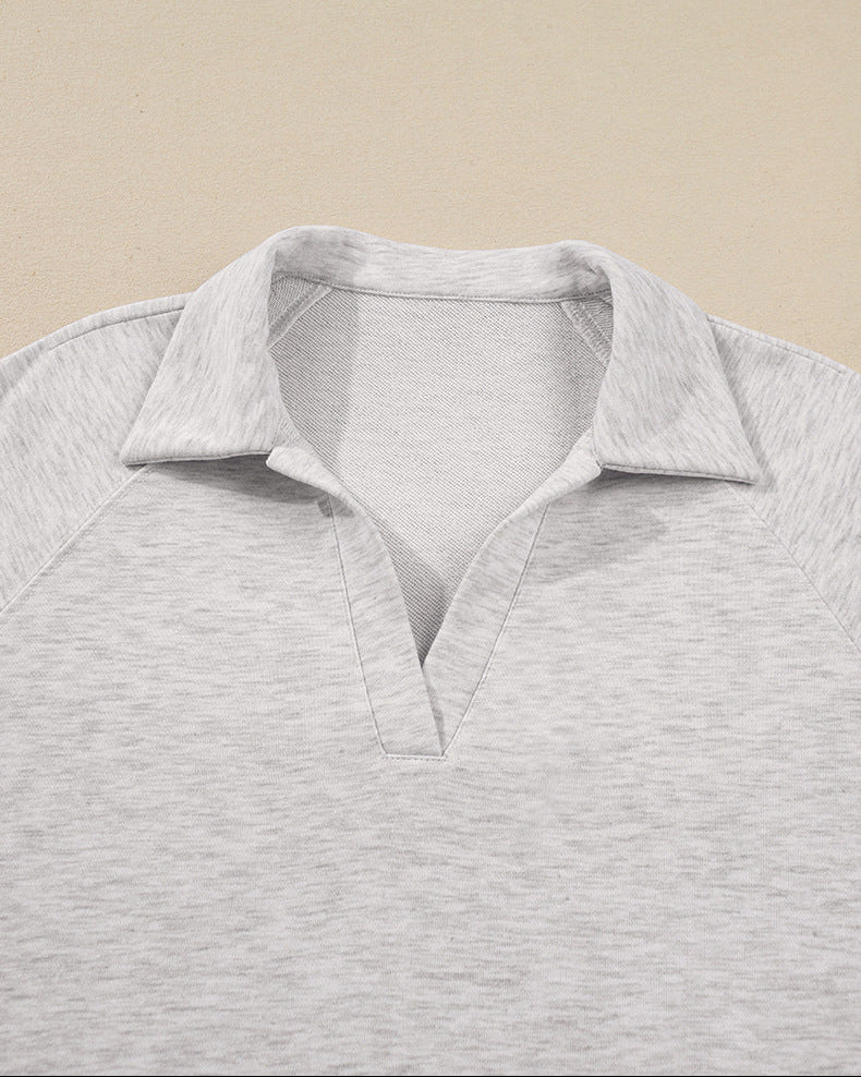 LUNÉA — Ensemble Deux Pièces Casual Uni