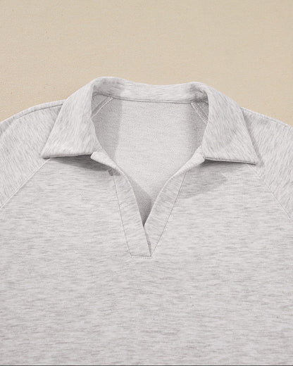 LUNÉA — Ensemble Deux Pièces Casual Uni