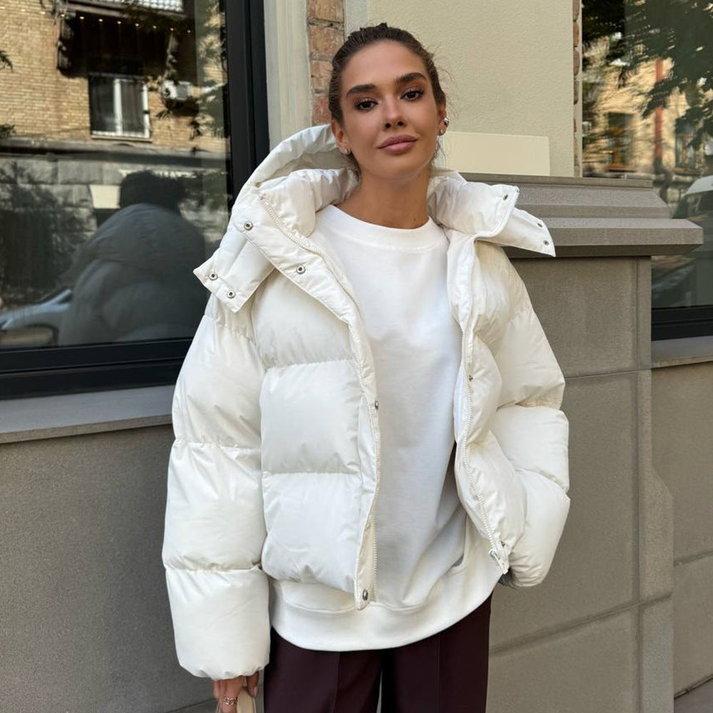 Veste ample en coton rembourré