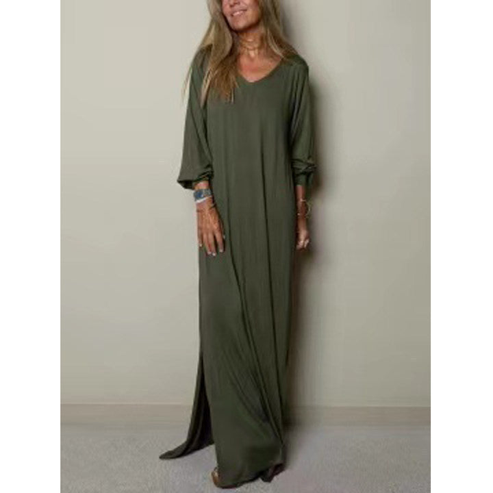 Robe Casual à Manches Longues pour Femme