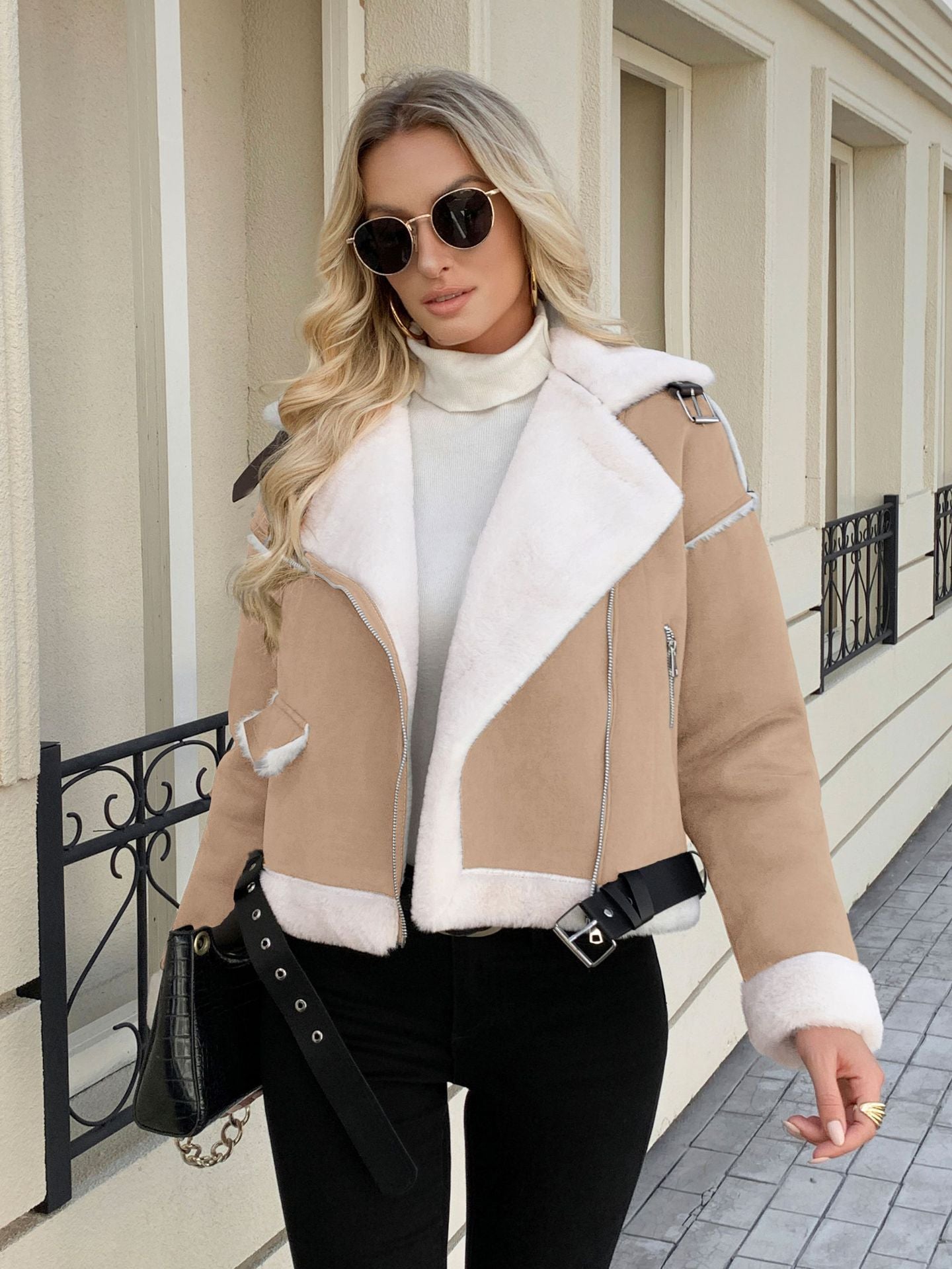 Veste polo décontractée col polo