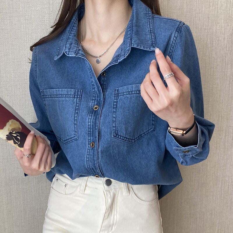 Denova – Chemise Denim Vintage
